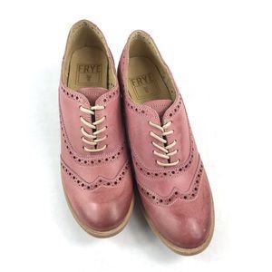 Frye Maggie perforated wingtip oxfords